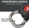 Skyland Rubber Coated Cast Iron Kettlebell With Chrome Handle Kettlebell Weight For Strength And Weight Training &ndash; Exercise Kettlebell For Whole Body Workout-Em-9267