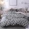 GOLDEN HOME  6-Piece Single Size Duvet Cover Set, 1 Duvet Cover + 1 Fitted Sheet + 4 Pillow Cases, Microfibre, Muesli