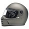 Biltwell   Lane Splitter   DOT &amp; ECE Approved   Motorcycle Helmet   Full Face with Visor   Flat Titanium