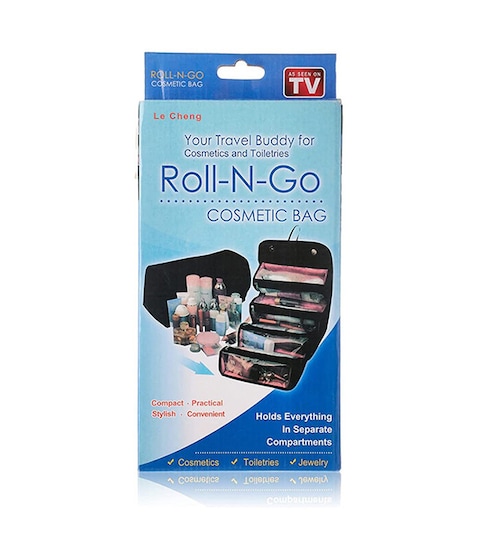 As Seen On Tv Roll-N-Go Cosmetic Bag Black