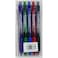 Pentel Energel X Needle Tip Liquid Gel Ink Ball Pen Wallet 0.5mm 5 PCS