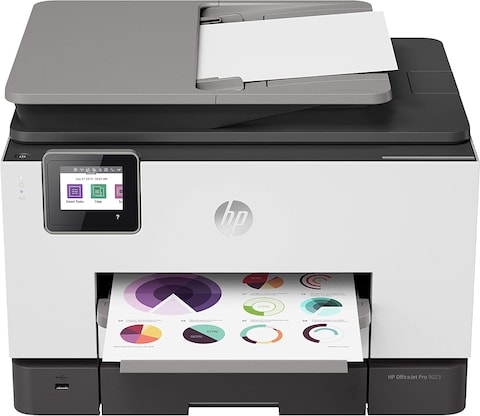 HP OfficeJet Pro 9023 All-In-One Printer, Print, Copy, Scan, Fax - White [1MR70B]