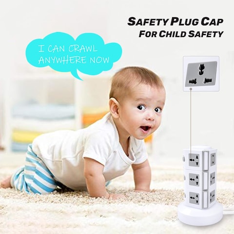 MODI 3 Layers Tower Extension Cord Socket USB Ports