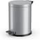 HAILO SOLID-M silver - PEDAL BIN