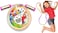 Rainbow Crystal Jump Rope 7ft Deluxe 1 Pack Assorted Colors Jump Ropes for Boys Girls Kids and Adults Great Party Favors Toy Kids Outdoor Activities. Outdoor Activities. 786-1A