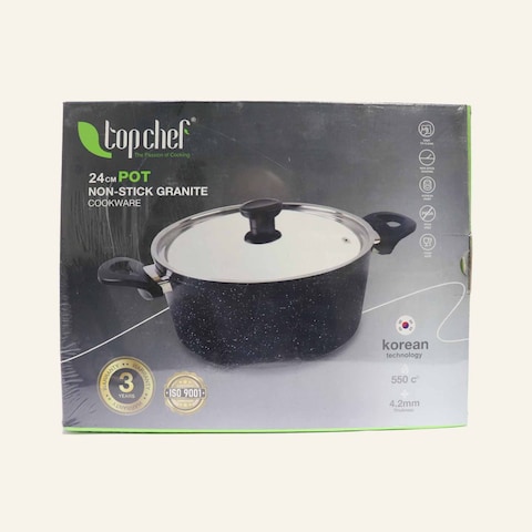 Top Chef Granite Pot - 24 cm