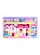 Rally Happy Family Doll House Playset With Dolls And Accessories