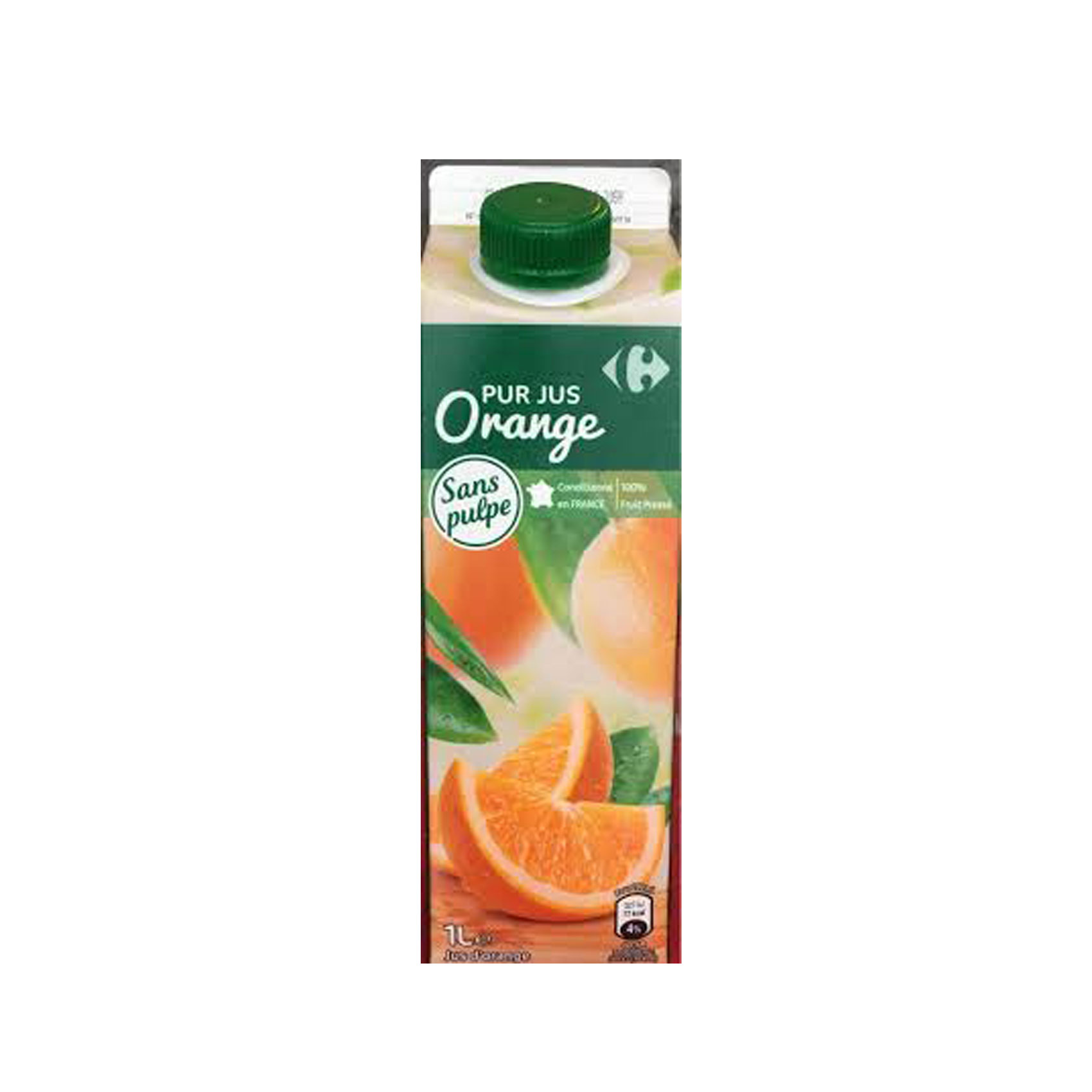 Carrefour Orange Juice With Pulp 1L