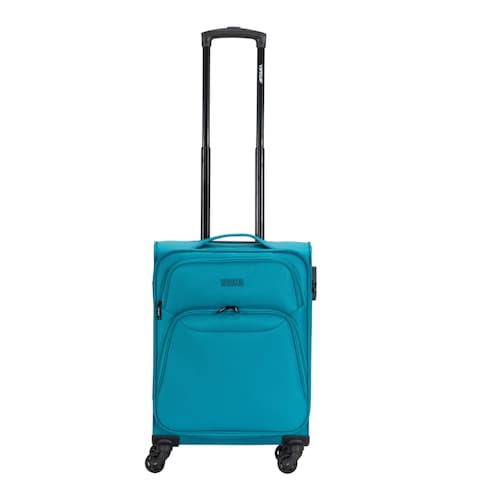 VIPTOUR Lightweight Single Piece Fabric Luggage 20 Inch Trolley Bag With 4 Spinner Wheels