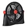 Olsenmark 20" Floor Fan- OMF1799/ Heavy Duty, with High Strength and 5 Blades for Strong Wind, 3-Speed Levels, 60 Minutes Timer/ 105 W Motor, Ideal for Factories, Warehouses, Greenhouses, Ga