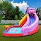 Rainbow Toys Inflatable Castles Slide Household Water Park Home Use Bouncing Slide, Climbing Ladder,Paddling Pool,Water Gun, Water Spray, Inflatable Trampolines