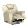 Penhaligon's Velvet Rocking &amp; Rotating Recliner Chair - Light Beige