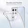 Protective Transparent Silicone Case Cover For Samsung Galaxy S21 Ultra