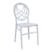 Jilphar Furniture Heart Back Dining Chair JP1331A White