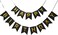 Party Time 23-Pieces Decoration Set of Black Happy Birthday Banner, Foil Balloon and Black &amp; Gold Latex Balloons For 21st Birthday Party Decoration - Party Supplies