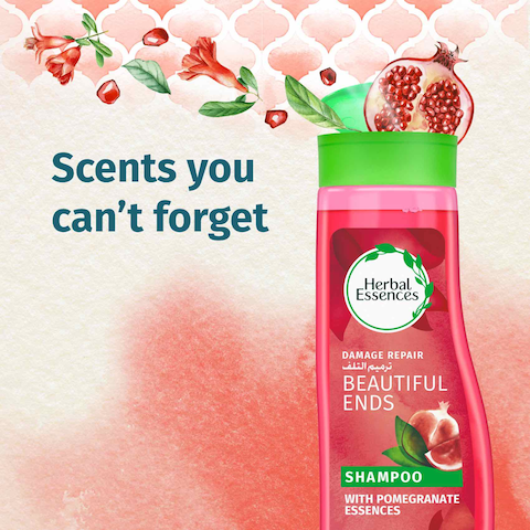 Herbal Essences Beautiful Ends Split End Protection Shampoo with Juicy Pomegranate Essences 700 ml&nbsp;