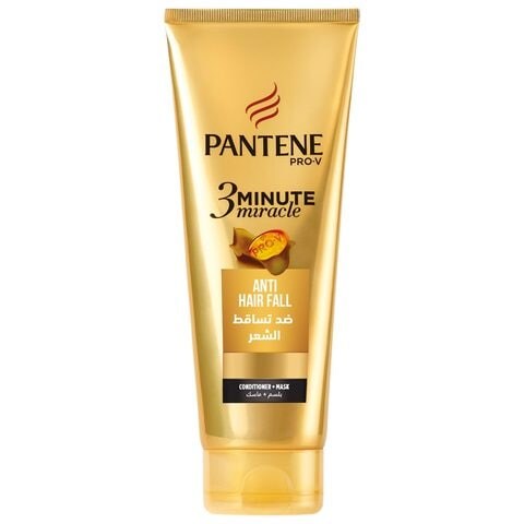 Pantene Pro-V 3 Minute Miracle Anti-Hair Fall Conditioner And Mask Beige 200ml