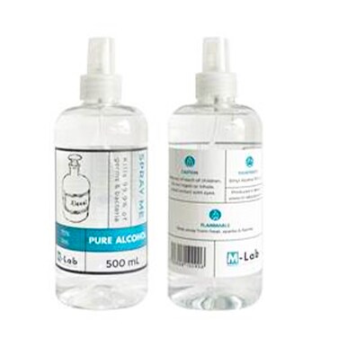 M Lab Spray Me Pure Alcohol Hand Sanitizer Gel 500ML