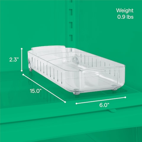 YouCopia - RollOut Fridge Caddy, 6&quot; x 15&rdquo; - YCA-50297