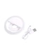 Generic - SG-11 Mini Rechargeable Phone LED Selfie Lamp Ring White