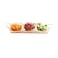 Cuisine Art Dessert Serving Set Clear Pack of 4