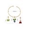 Aiwanto Girl&#39;s Bracelet Kids Fashion Bracelet with Changeable Pendent Bracelet Beautiful Bracelet