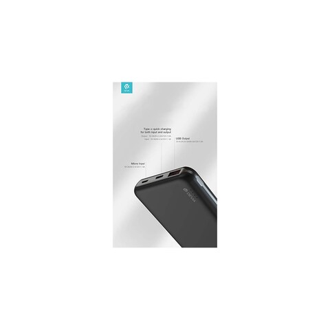 Devia EP109 Power Bank 10000 Mah - 22.5 Watt - Black