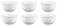 Shallow 15cm Porcelain Bowl, White, 15 cm, TS-WH-31, 6 Pcs Set