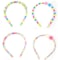 Aiwanto 550Pcs Kids Jewellery Making Beads Necklace Hair Band Children Making Beads