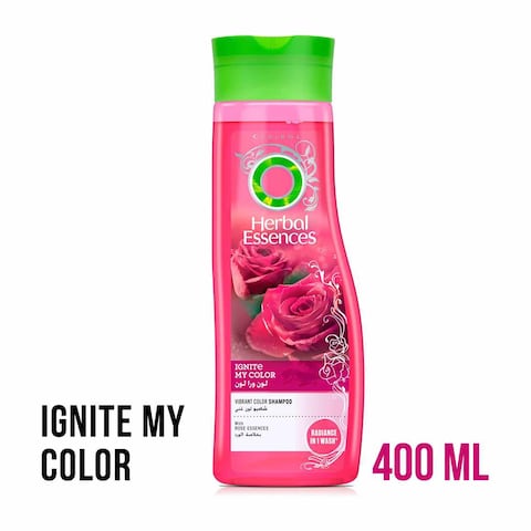 Herbal Essences Vibrant Color Shampoo - Ignite My Color - Rose Essences - 400 ml