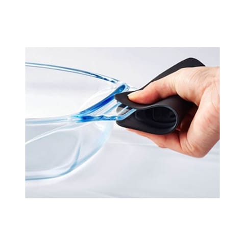 Pyrex Optimum Oval Roaster With Handle - 30 Cm - Clear