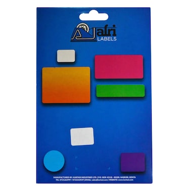 AFRI ADHESIVE LABEL FLUO GREEN K05