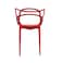 Jilphar Classical Fiber Plastic Molded Dining Chair JP1325B Red