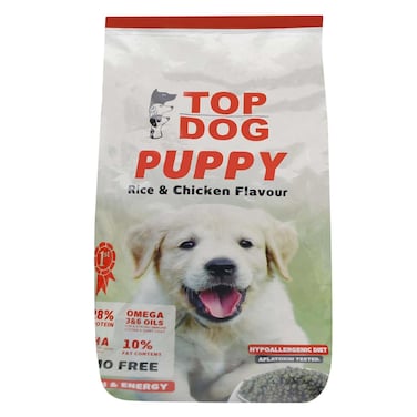 Top Dog Puppy Rice And Chicken Dog Food 2kg