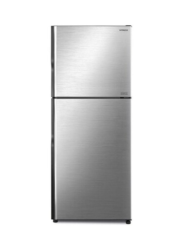 Hitachi Double Door Inverter Refrigerator, R-VX400PS9K BSL, Silver (Installation Not Included)