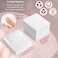 SNH Packing NAPKIN(W)23x23-50 Square Shape 2-Ply Disposable Cocktail Napkin 50-Pieces, 23 cm x 23 cm Size, White