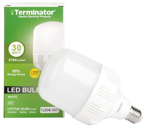 Terminator E27 LED Bulb - 30W White