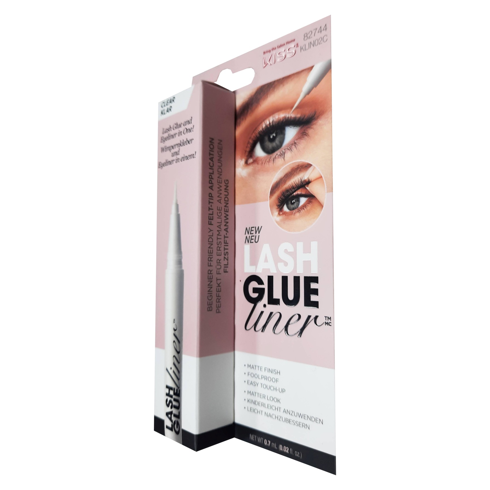 Kiss Lash Glue Liner KLIN02C Clear 0.7ml