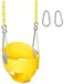 Rbwtoys Outdoor New Solid Color Toddler Swing Set With High Back Safety Seat With Chains - Model RW-13126 Yellow