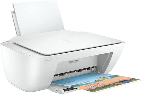 HP Deskjet 2320 All-In-One Printer, USB Plug And Print, Scan, And Copy, White