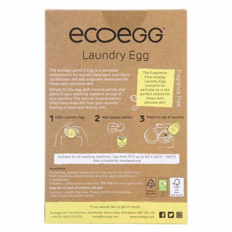 Ecoegg Fragrance Free 70 Washes Laundry Egg