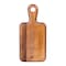 BILLI&reg; Wooden Chopping Board with Handle - Acacia Wood Pizza Peel/Cutting Board/Serving Tray, Pizza Paddle, Brown 32 X 15 X2Cm