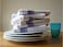 Prime Kitchen Towels-Pack of 6 Dish Towels-15"x25"inches absorbent Kitchen Towels, bar Towels, Tea Towels-Cotton White Dish Towel-Kitchen Accessories
