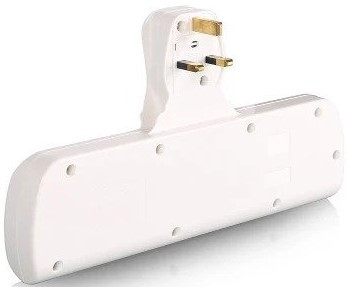 Multi Adaptor 3 Way T-Socket with Individual Switches &amp; Indicators by AVANT, UK