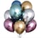 Foroo - Foroo Party Balloons 12Inch 50Pcs Assorted Color Metallic Latex Balloons Birthday Helium Balloons