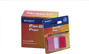 Buy Delight Modest Sticky Flag -Red Ms680 -Pack Of 12 Online ...