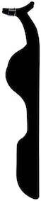 Generic False Eyelashes Extension Applicator Tool Magnetic Eyelashes Remover Clip Tweezer Nipper Beauty Tool (Black)