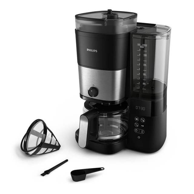 Philips HD7900/50 All-in-1 Brew Drip Coffee Maker With Built-In Grinder