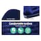 Bestway Queen Size Inflatable Air Mattress Navy Blue 203X152X28Cm