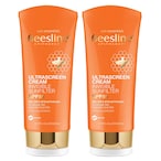 Buy Beesline Apitherapy Ultrascreen Cream Invisible Sunfilter SPF50 White 60ml Pack of 2 in UAE